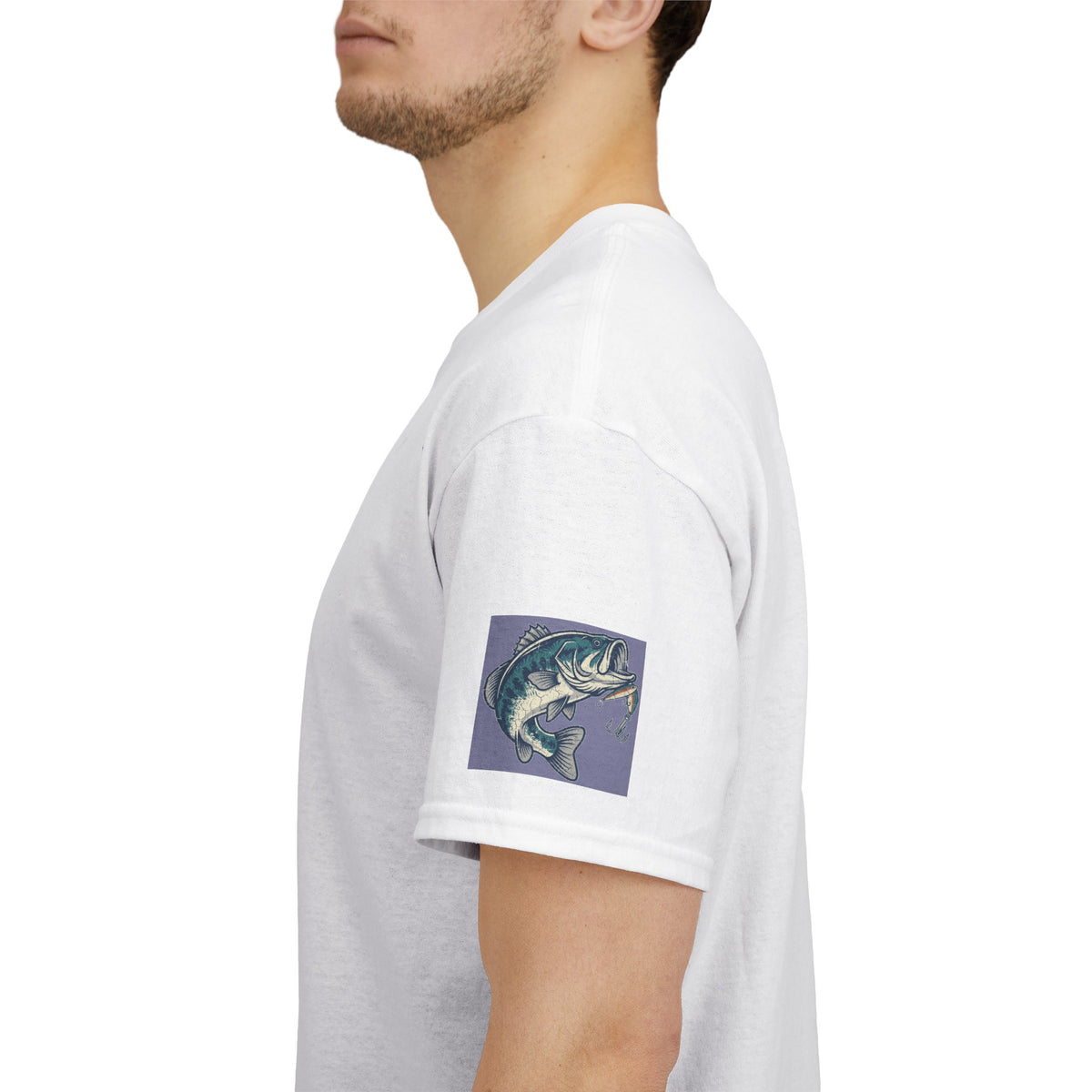 Color: White | Never Leave A Good Hole Premium Graphic Tee