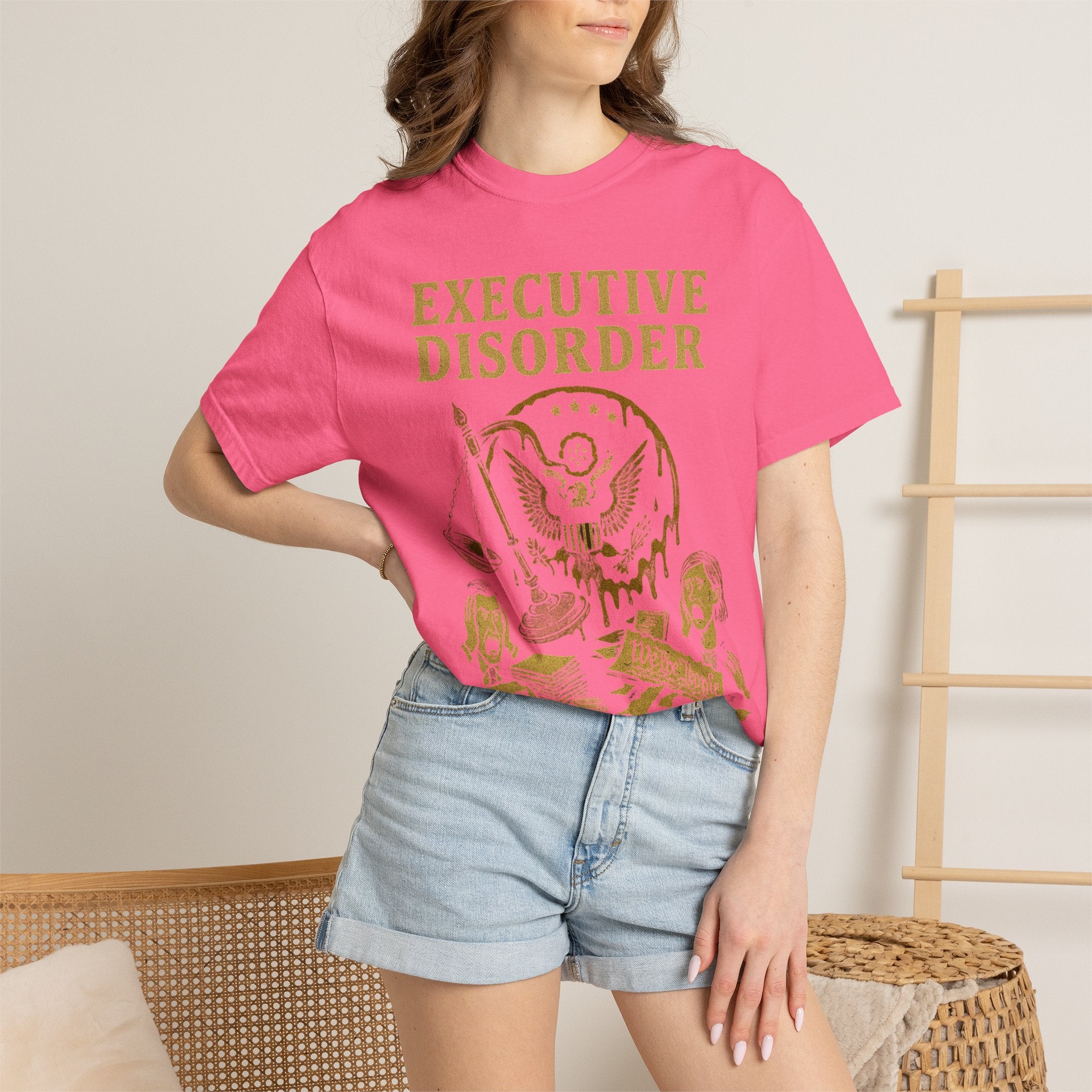 "Executive Disorder" Unisex Garment-Dyed T-shirt