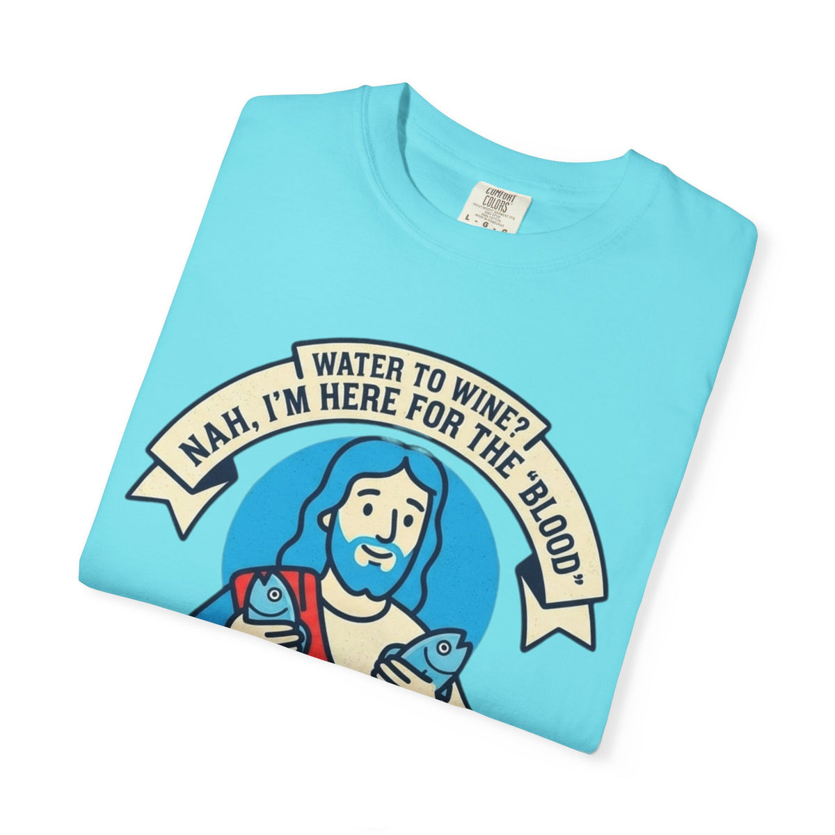 "Good Book Series Not Dead Awkward In Bed" Unisex Garment-Dyed Tee