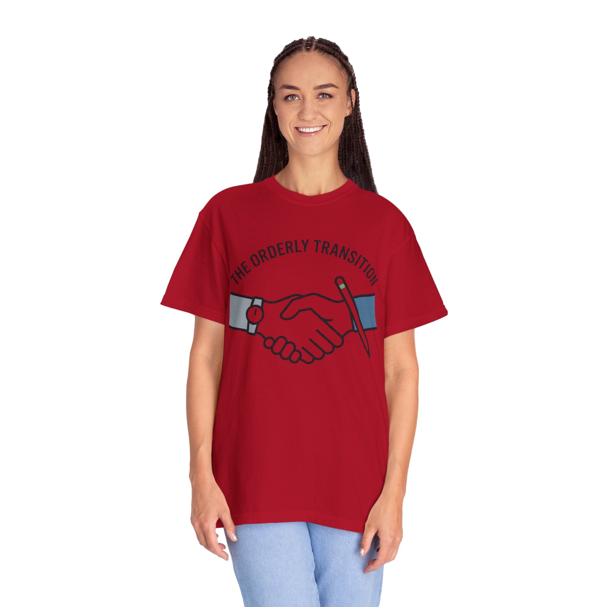 "Orderly Transition" Unisex Garment-Dyed Tee