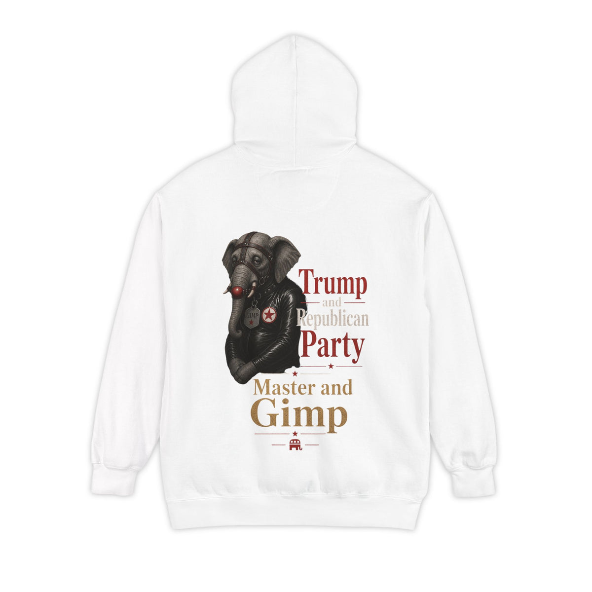 Color: White | Master and Gimp Garment-Dyed Hoodie