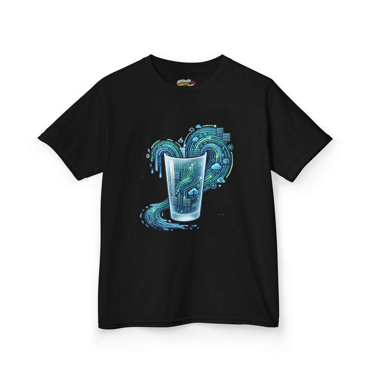"Glass of Data" Kids Tee
