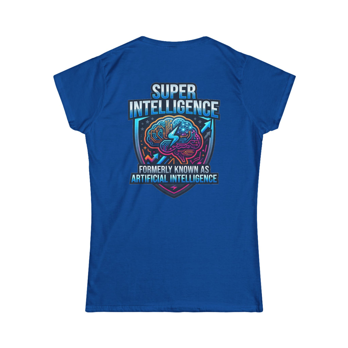 Color: Royal | Super Intelligence Women's Tee