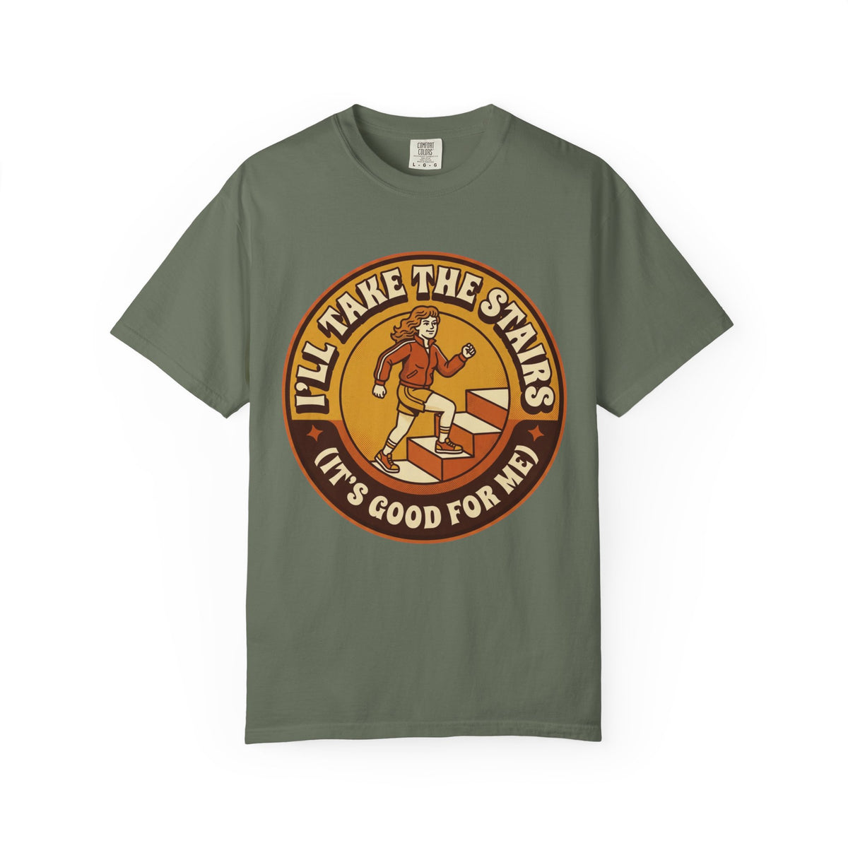 Color: Moss | It's Good For Me Unisex Garment-Dyed Tee