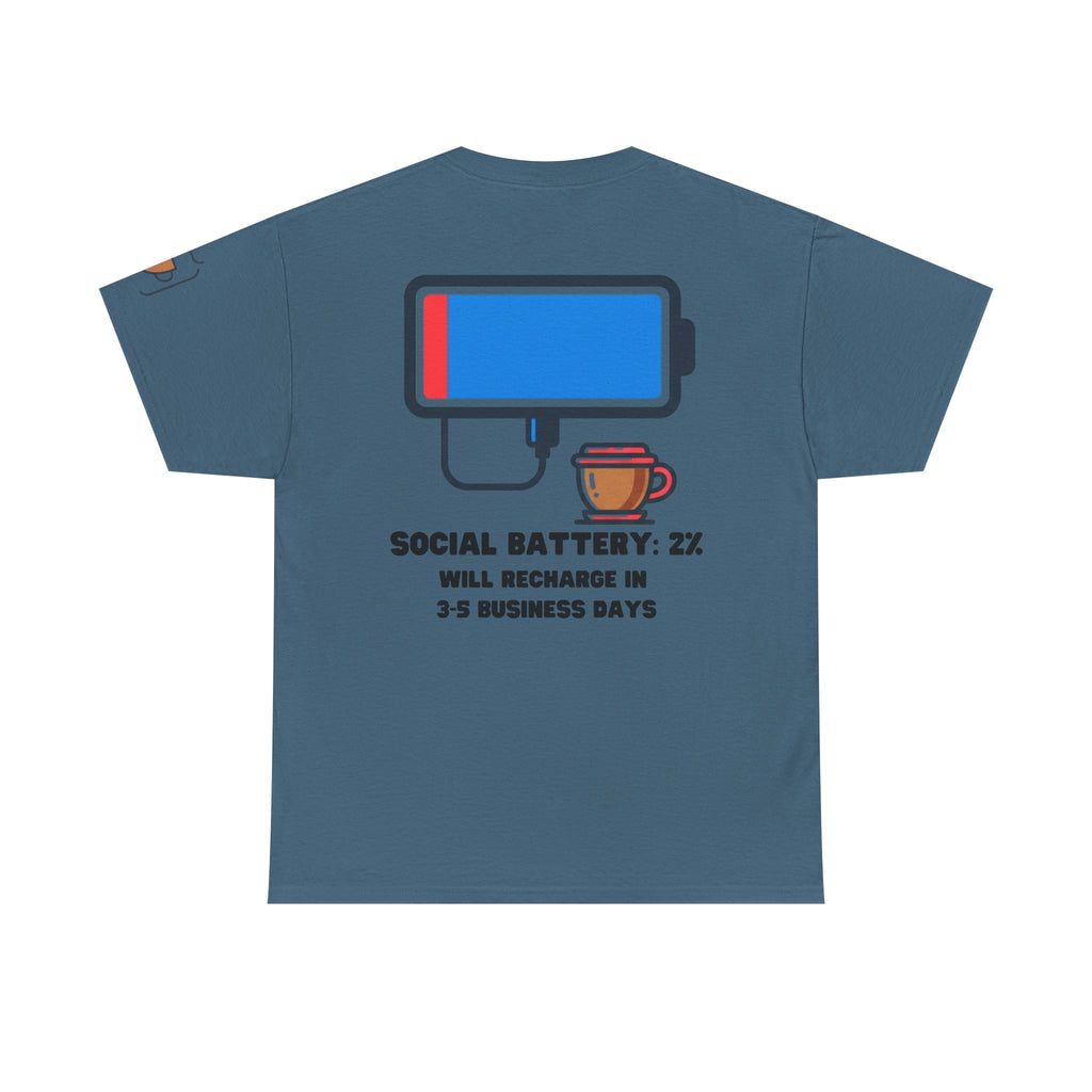 "Social Battery" Premium Graphic Tee