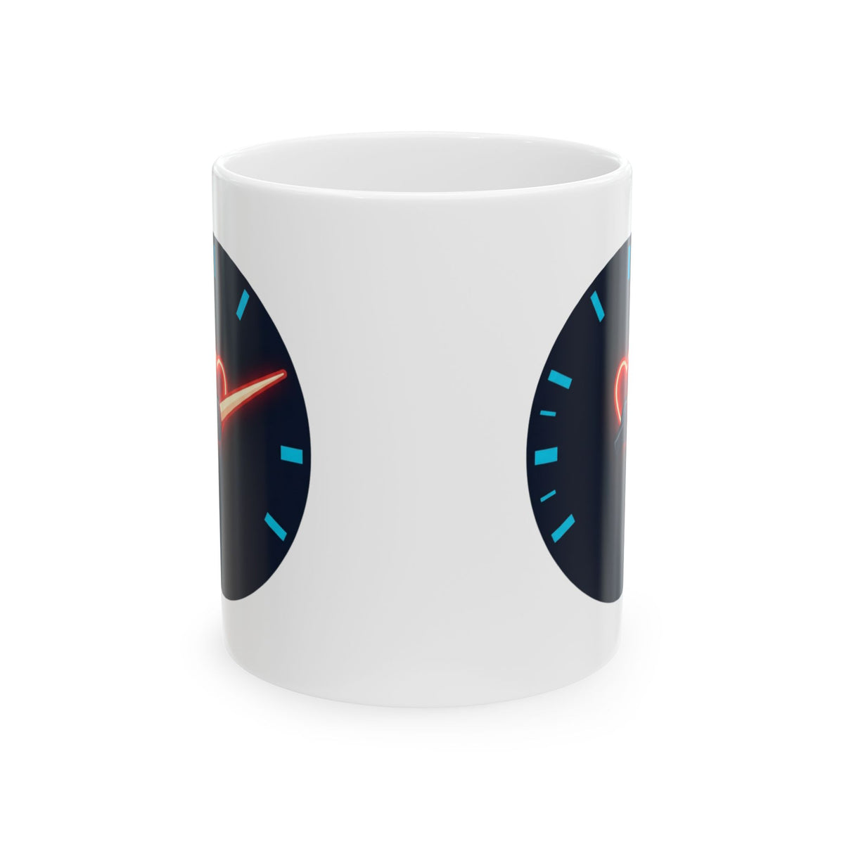 "Full Throttle Tonight" White Ceramic Mug — Graphic