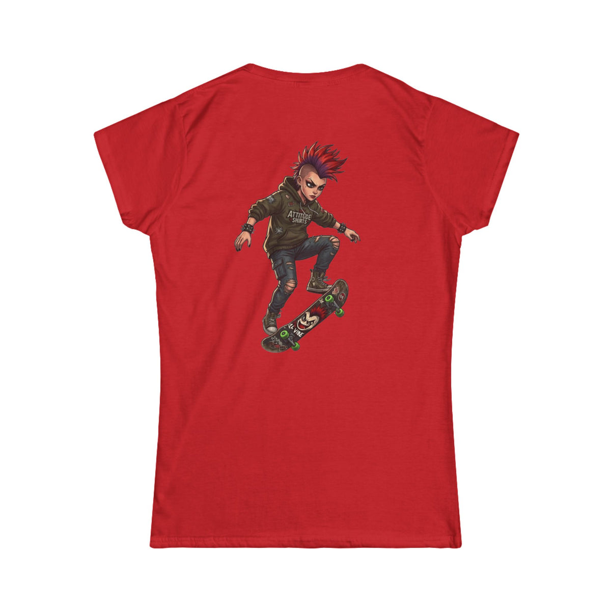 Color: Red | Riot Women's Tee