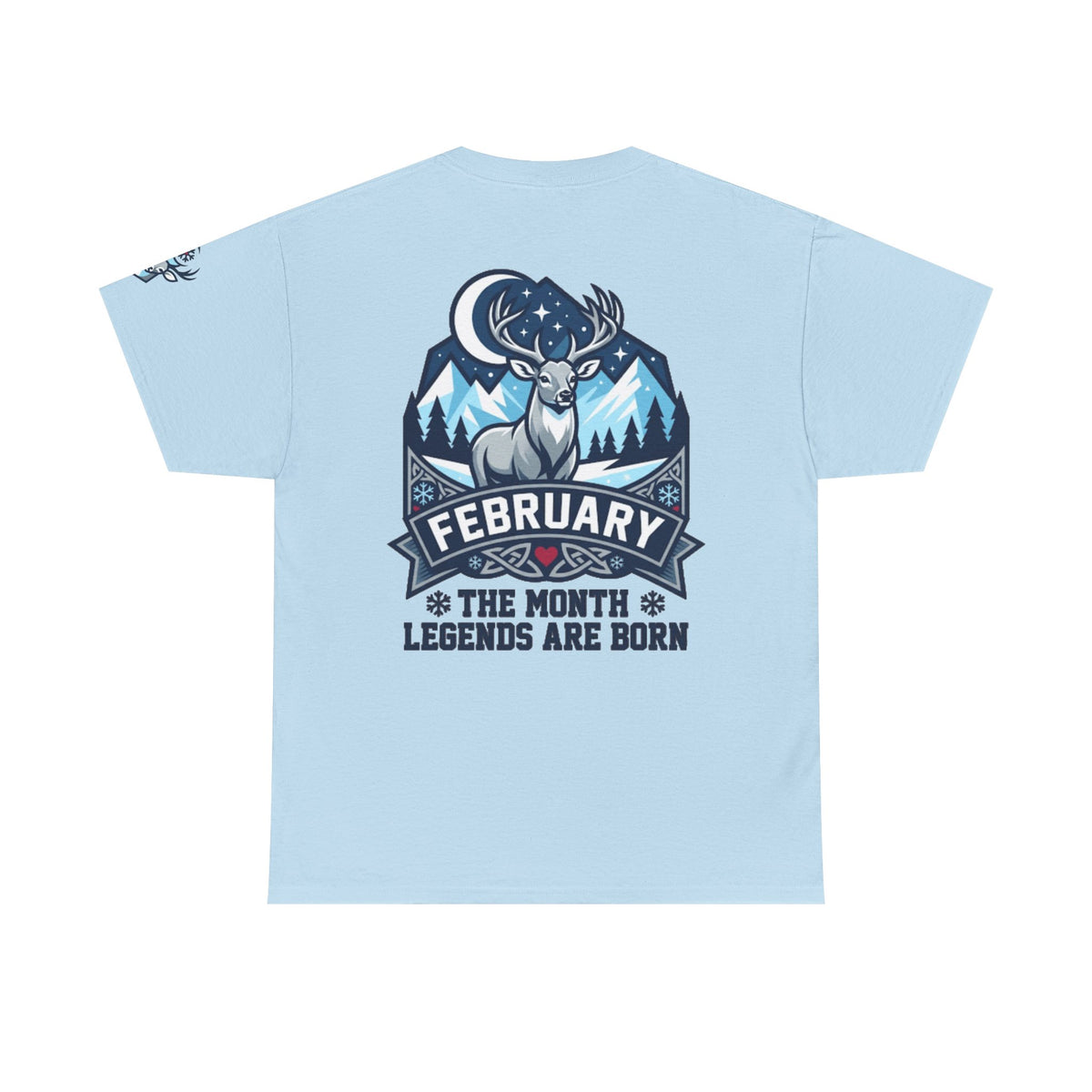 Color: Light Blue | February Legend Premium Graphic Tee