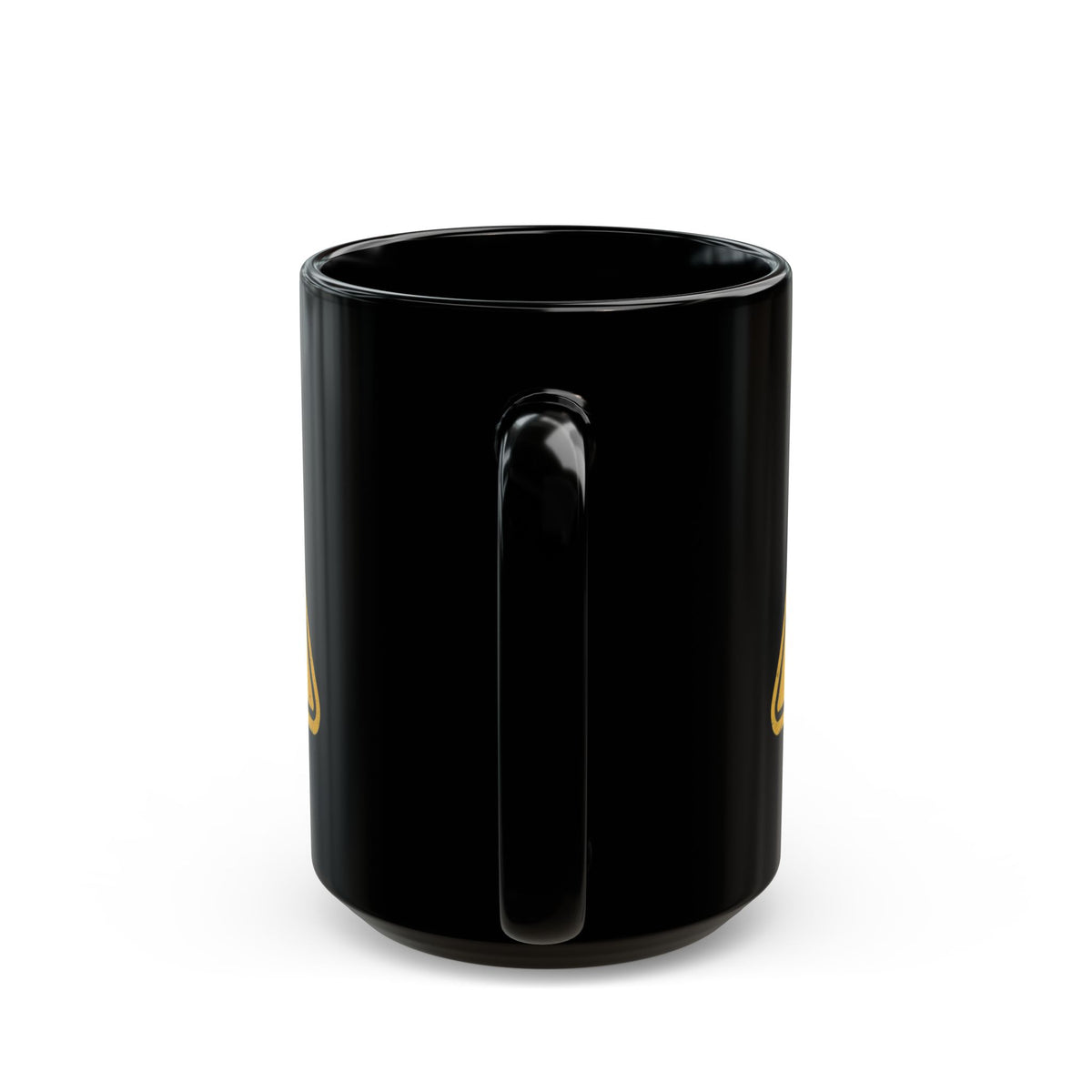 "Warning I am The Family Liability" Black Ceramic Mug — Graphic
