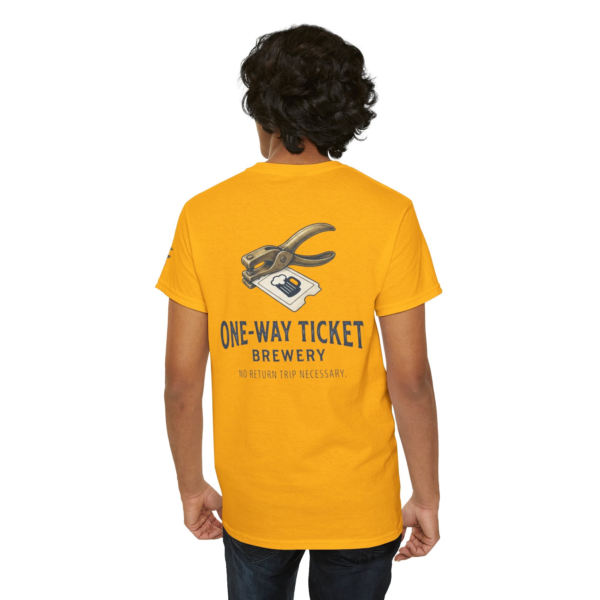 "One-Way Ticket Brewery" Premium Graphic Tee