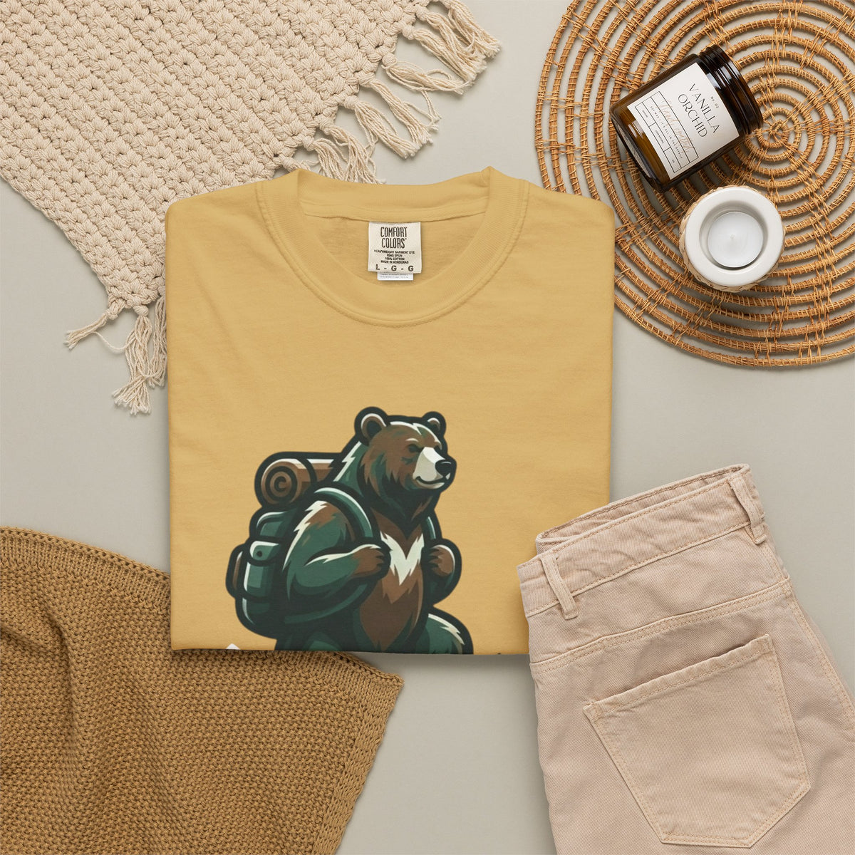 Bear Credible Unisex Garment-Dyed Tee