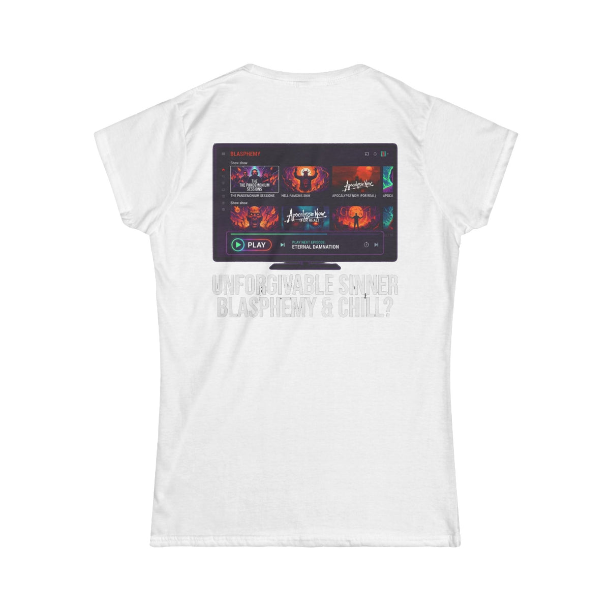 "Good Book Series Blasphemy & Chill" Women's Tee