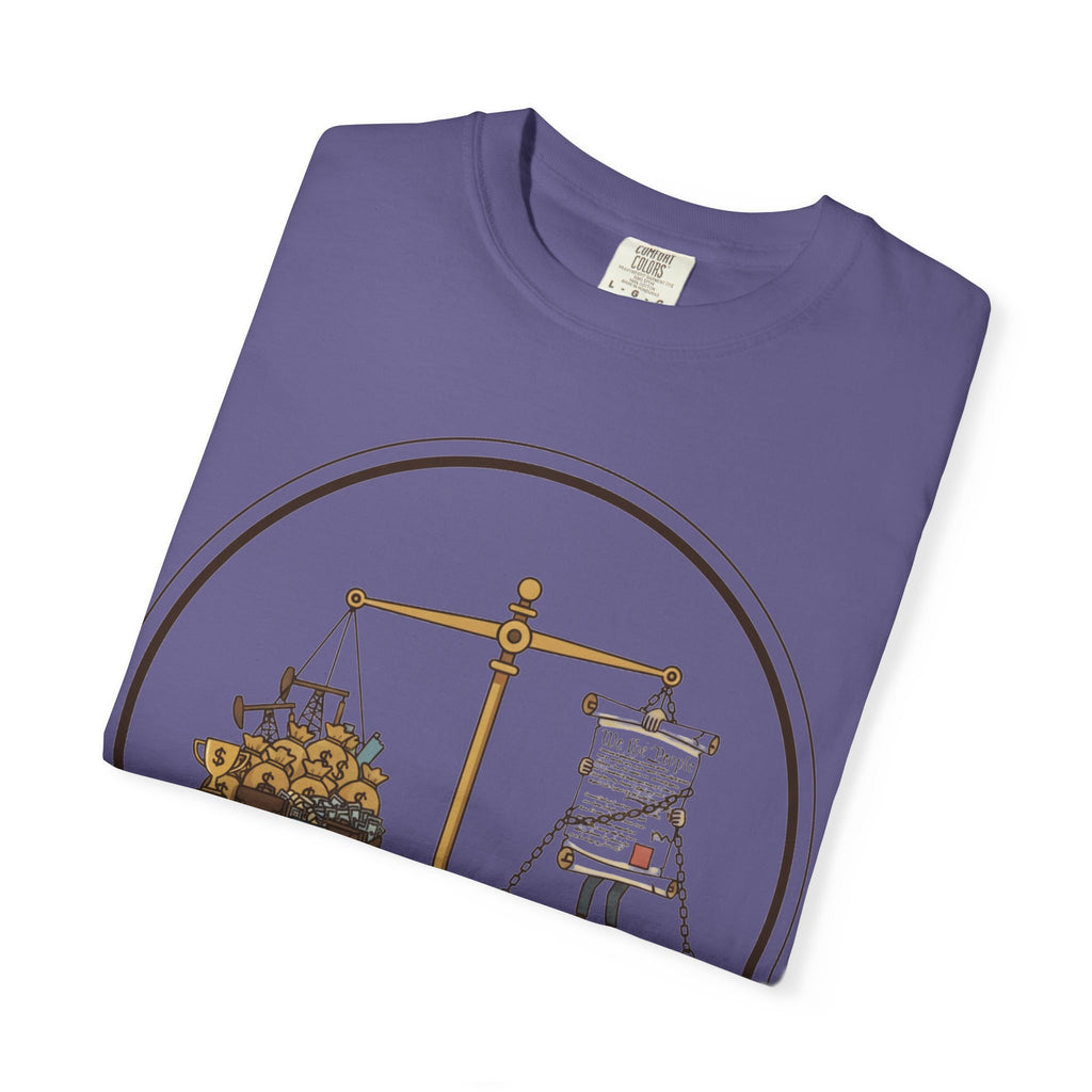 "The Economic Balance" Unisex Garment-Dyed T-shirt