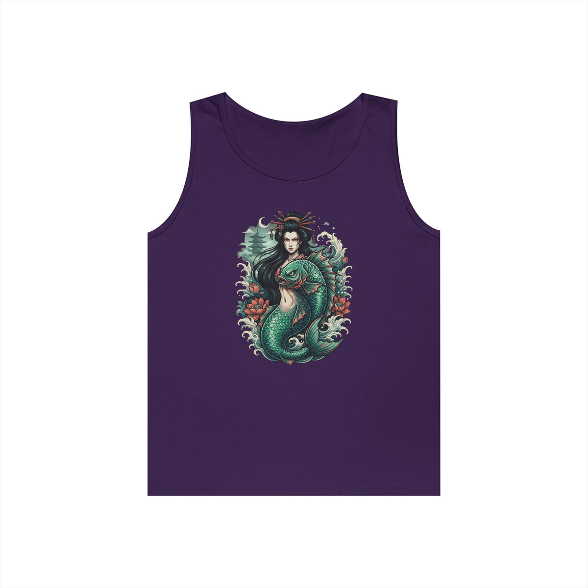 Color: Purple | Ningyo (Japanese Folklore) Tank Top