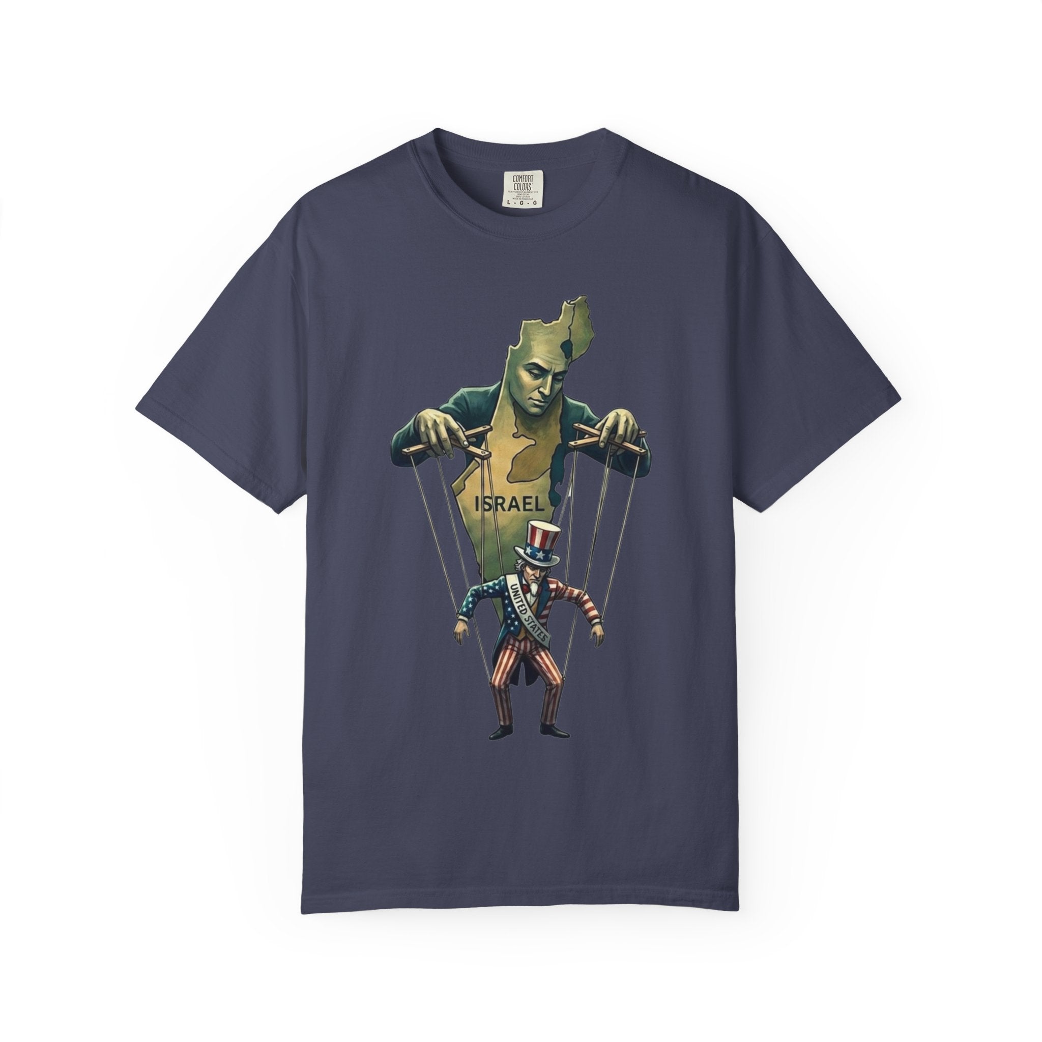 "The Global Puppet Master" Unisex Garment-Dyed T-shirt