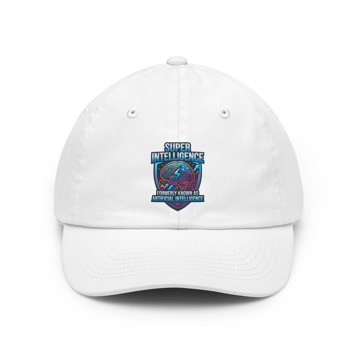 Color: White | Super Intelligence Dad Hat
