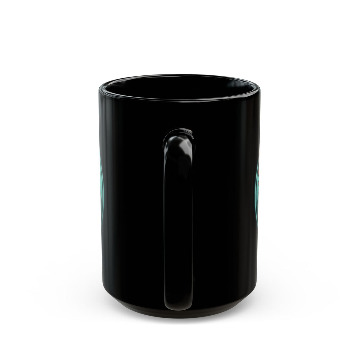 "Kappa (Japanese Folklore)" Black Ceramic Mug — Graphic