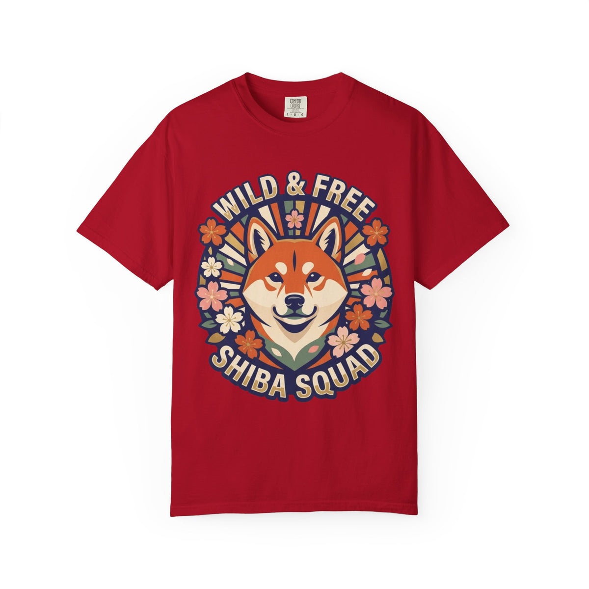 "Shiba Squad" Unisex Garment-Dyed Tee