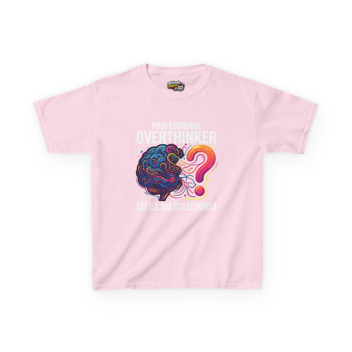 Color: Light Pink | Professional Overthinker Kids Tee