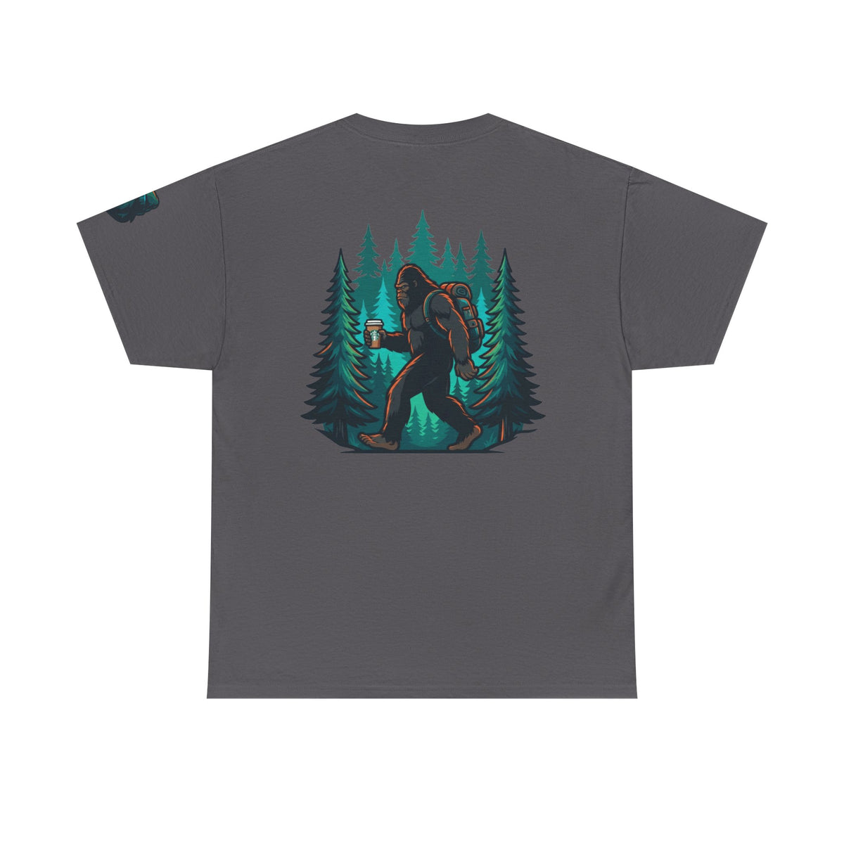 Color: Charcoal | Bigfoot-Sasquatch (North America) Premium Graphic Tee