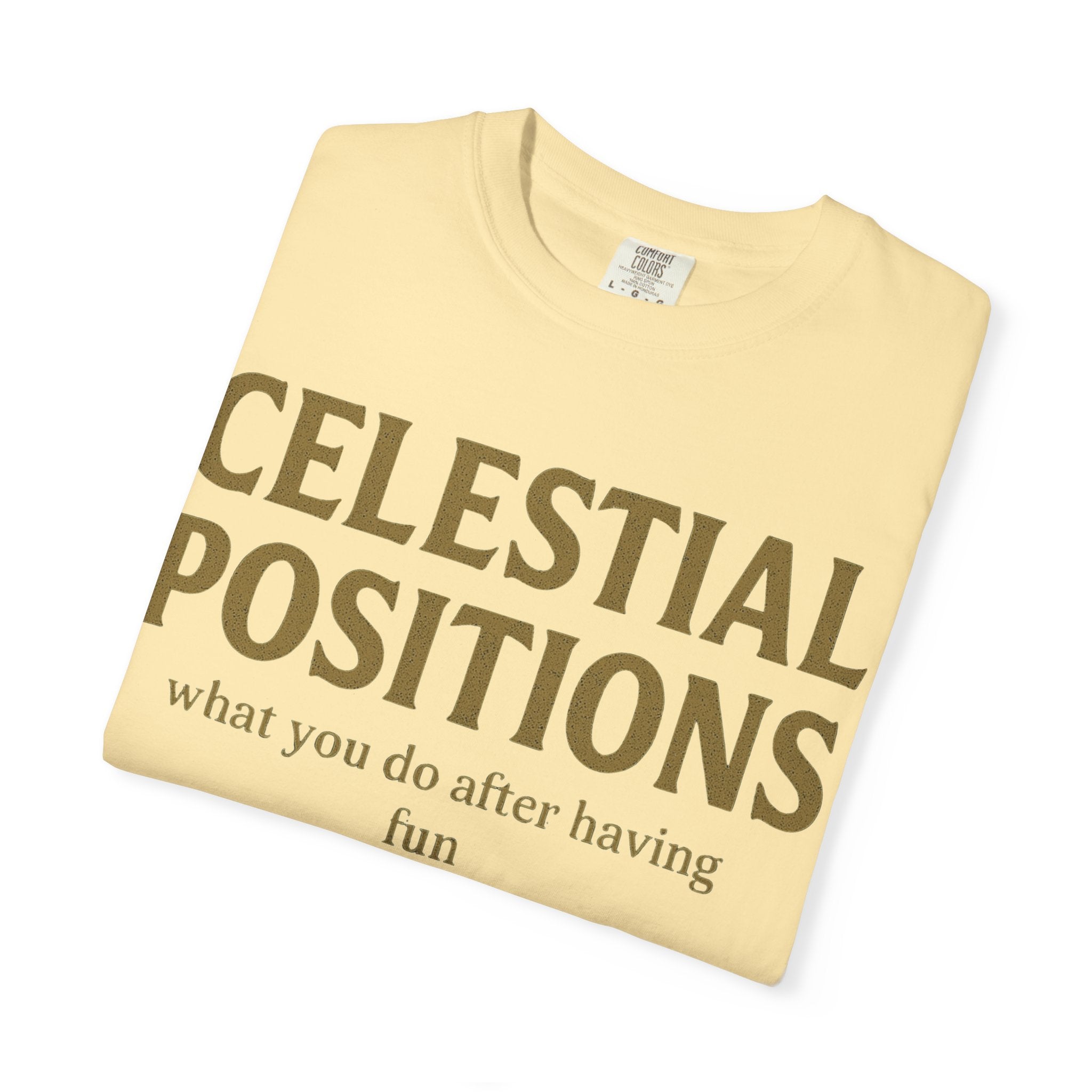 "Celestial Positions" Unisex Garment-Dyed T-shirt