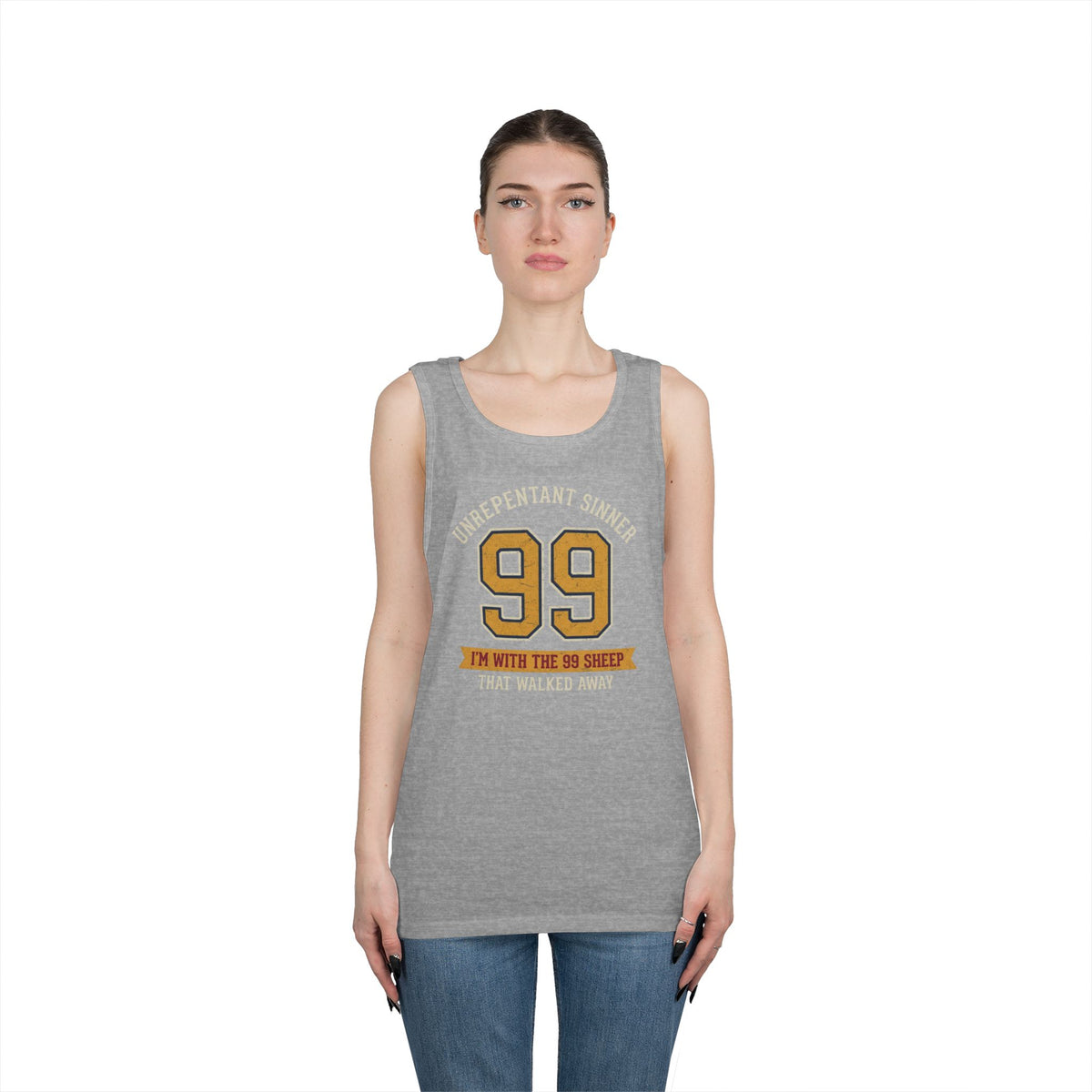 "Good Book Series 99 Unrepentant Sinner" Tank Top