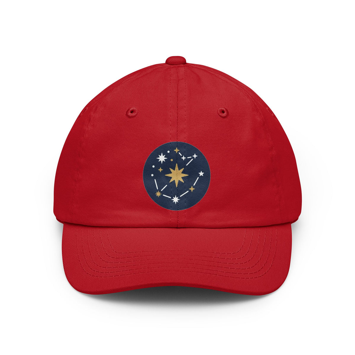 Color: Red | Constellation Map (Dark Sky) Dad Hat — Graphic