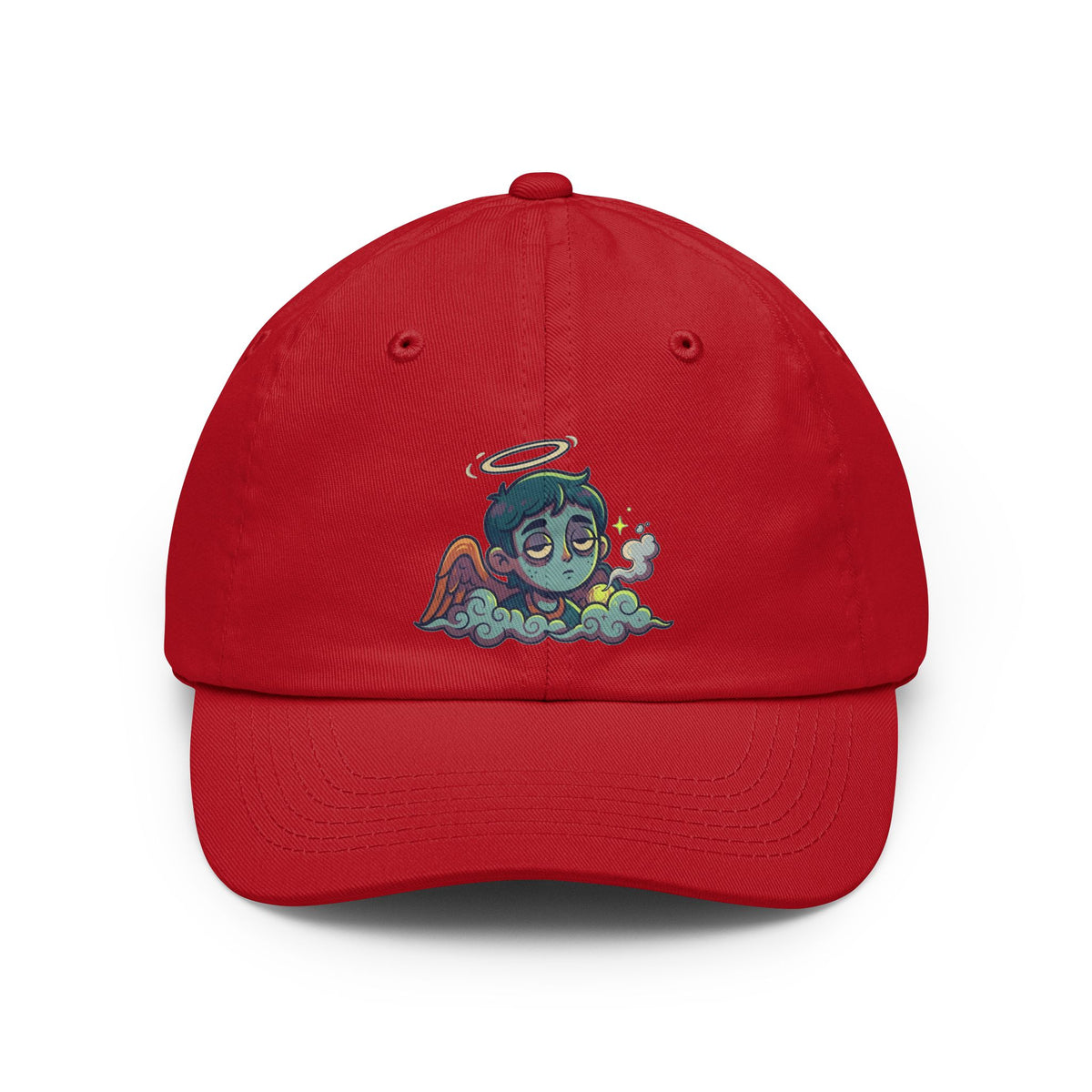 Color: Red | Hark The Herald Angels Dad Hat — Graphic
