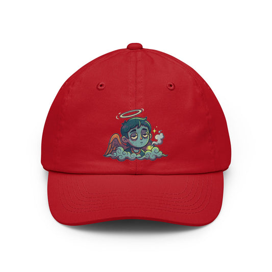 Color: Red | Hark The Herald Angels Dad Hat — Graphic