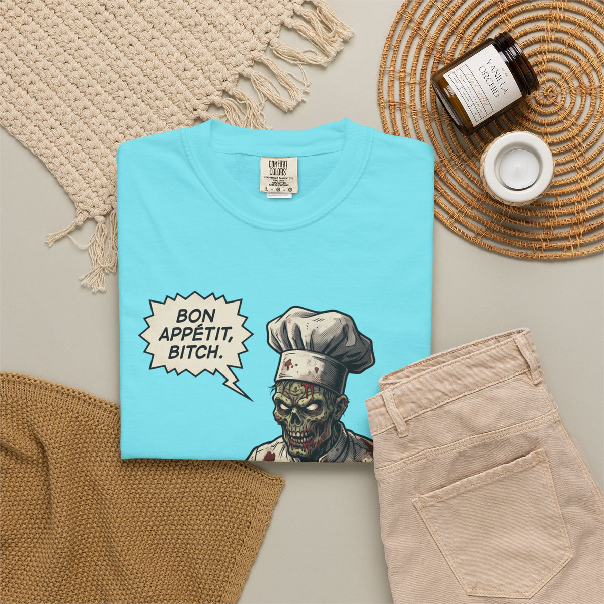 Bon Appetit Bitch Unisex Garment-Dyed Tee