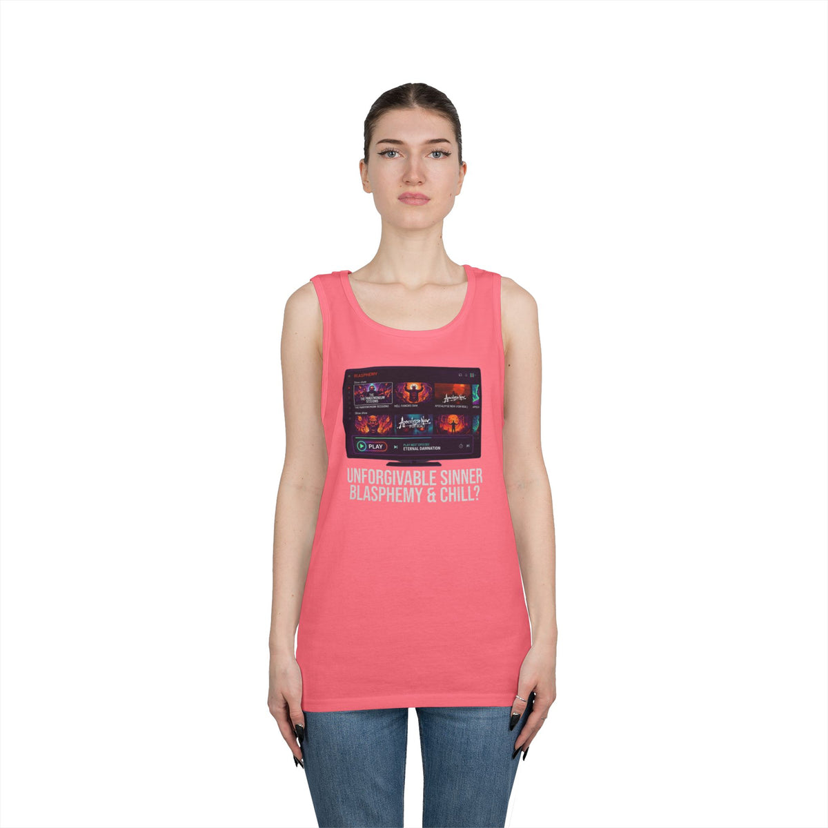 "Good Book Series Blasphemy & Chill" Tank Top