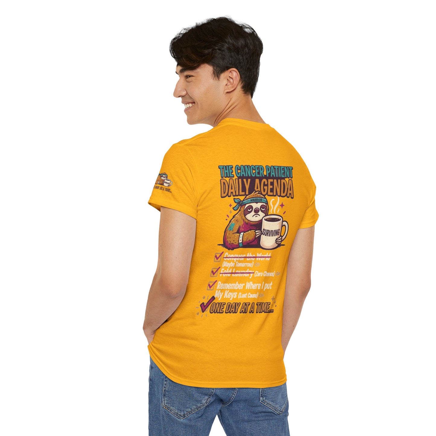 "Cancer One Day At A Time" Premium Graphic Tee