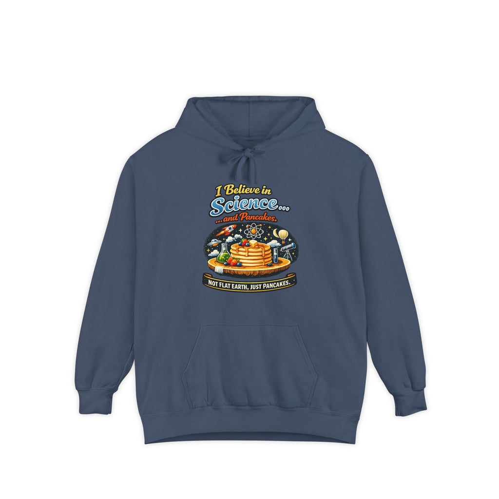 Science & Pancakes: My Two Moods | Garment-Dyed Hoodie — AttitudeShirts