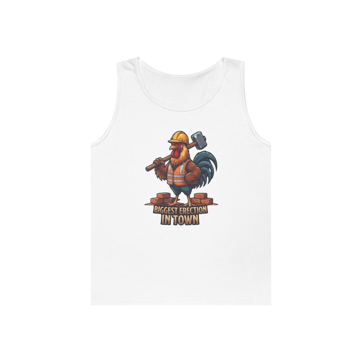 Color: White | Biggest Erection in Town Tank Top