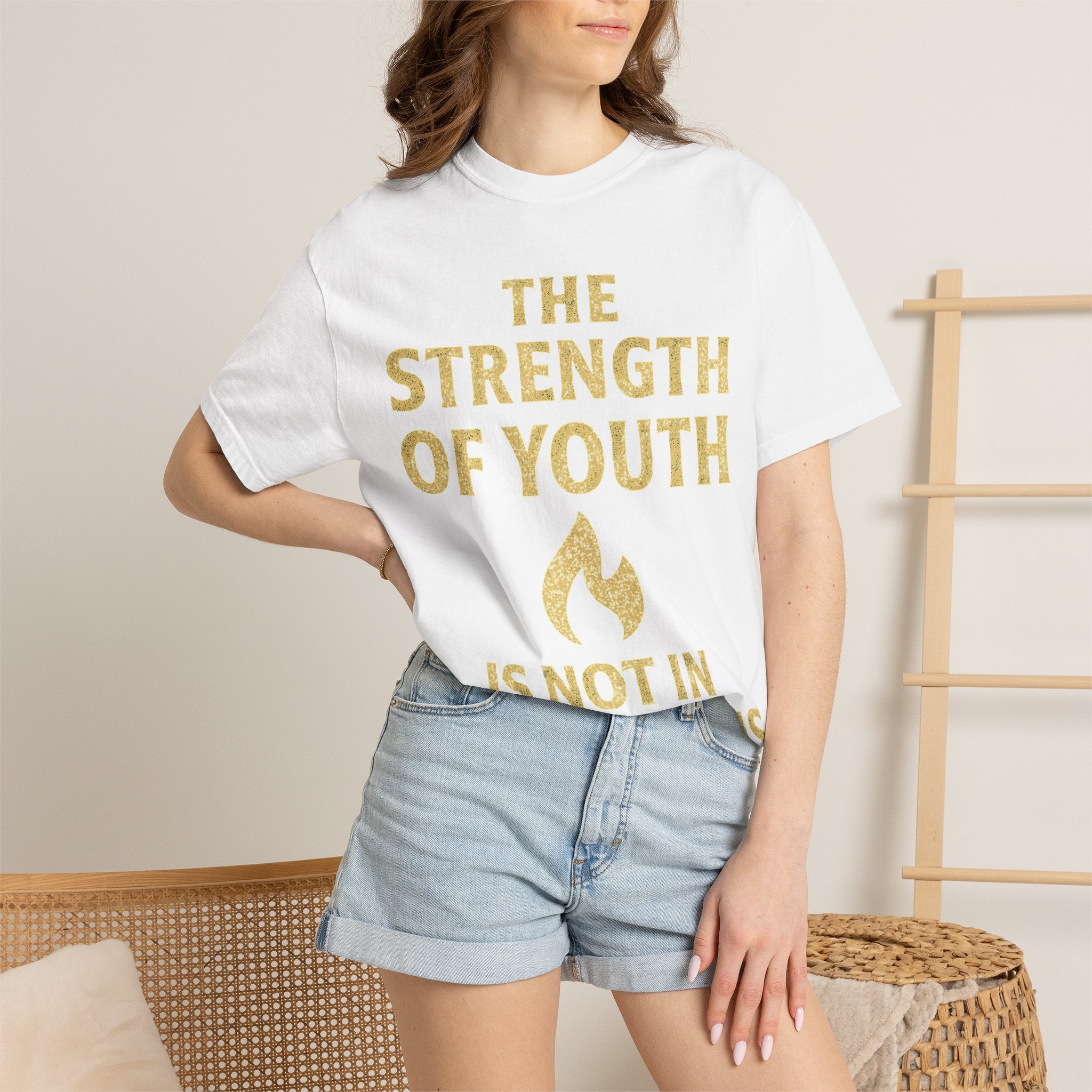 "Strength of Youth" Unisex Garment-Dyed T-shirt