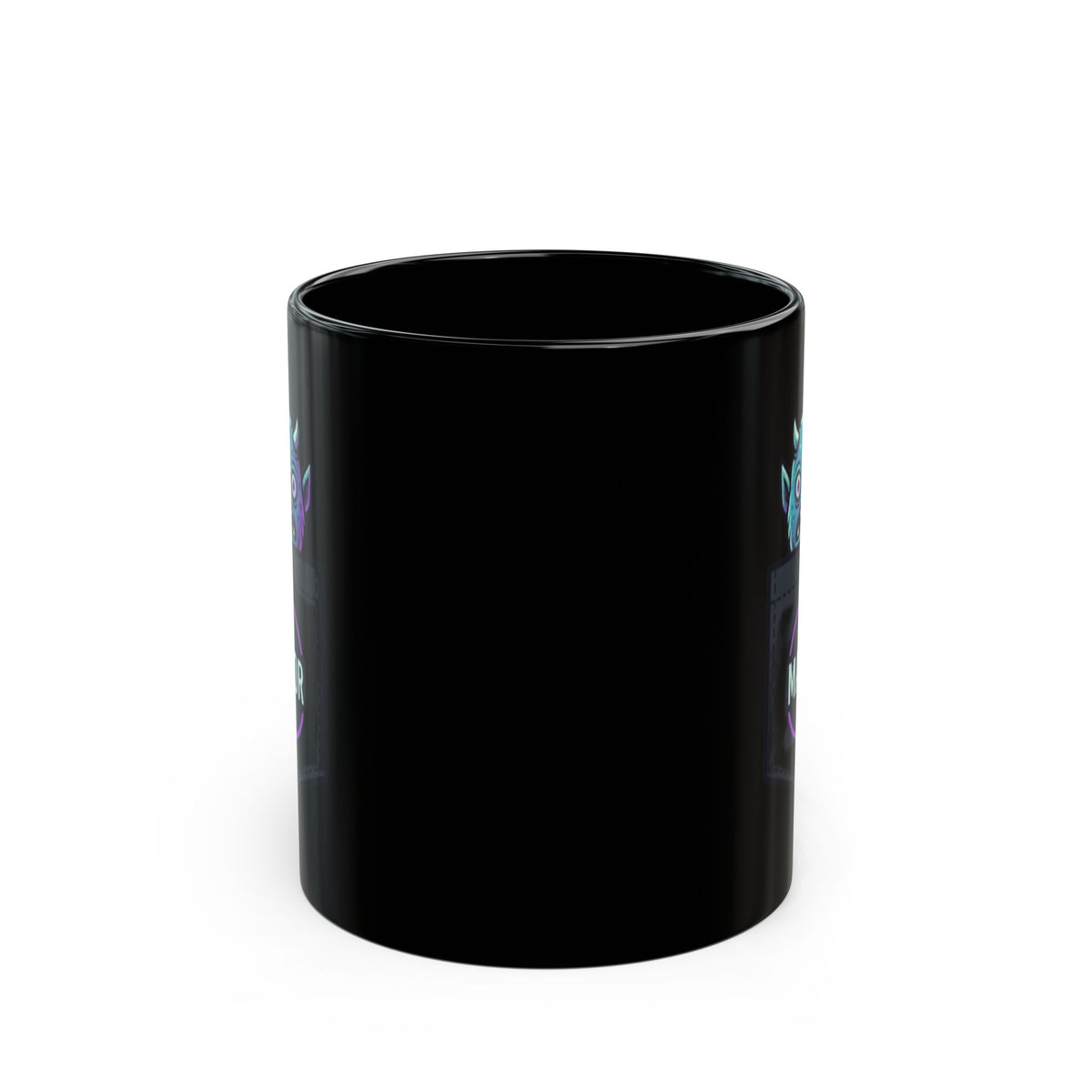 "Mayor Of Halloweentown" Black Ceramic Mug — Graphic