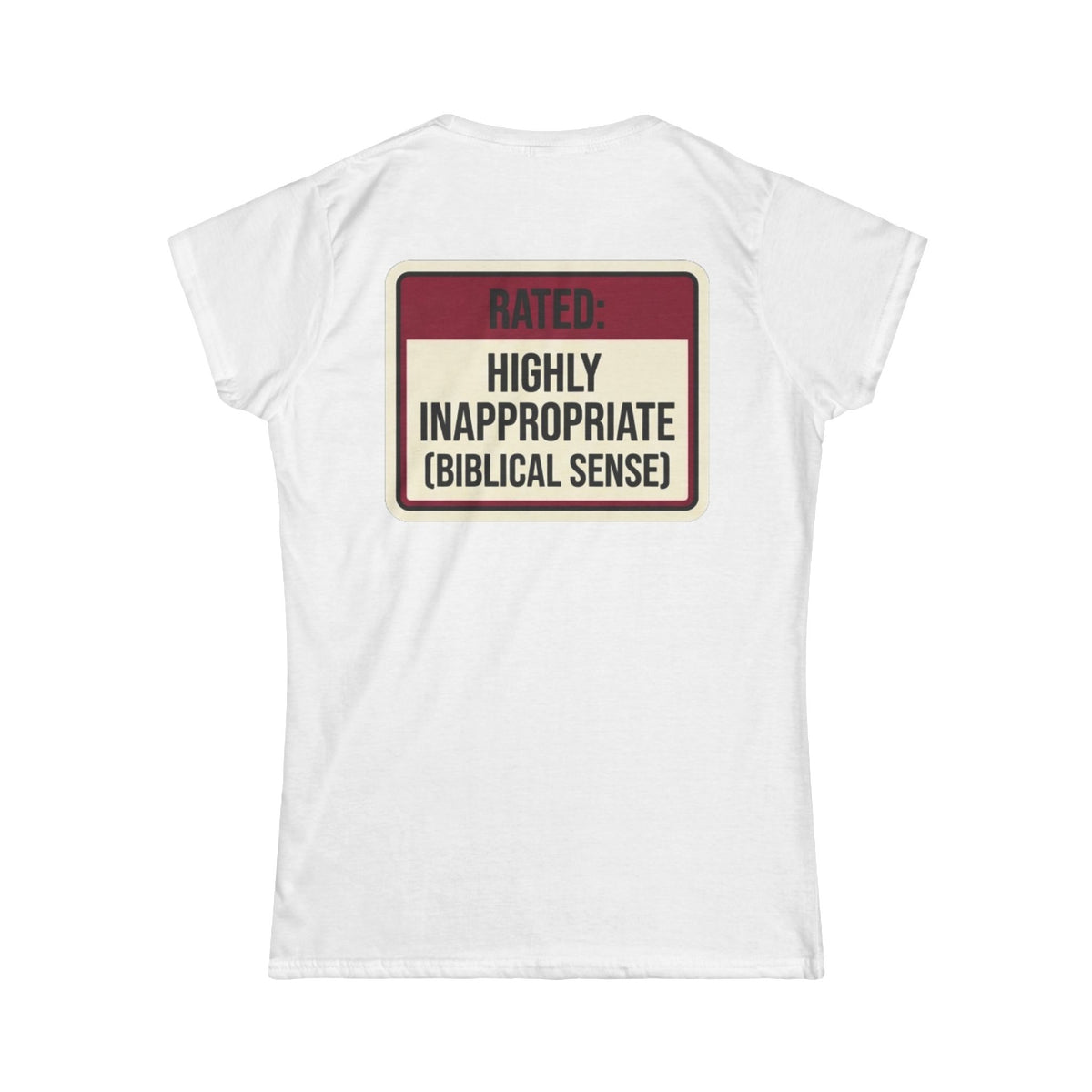 "Good Book Series Highly Inappropriate" Women's Tee