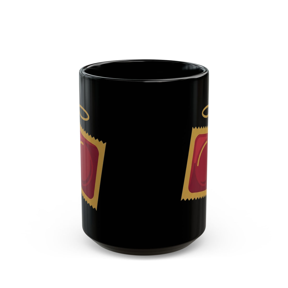 "Good Book Series Jesus Saves and So Should You" Black Ceramic Mug — Graphic