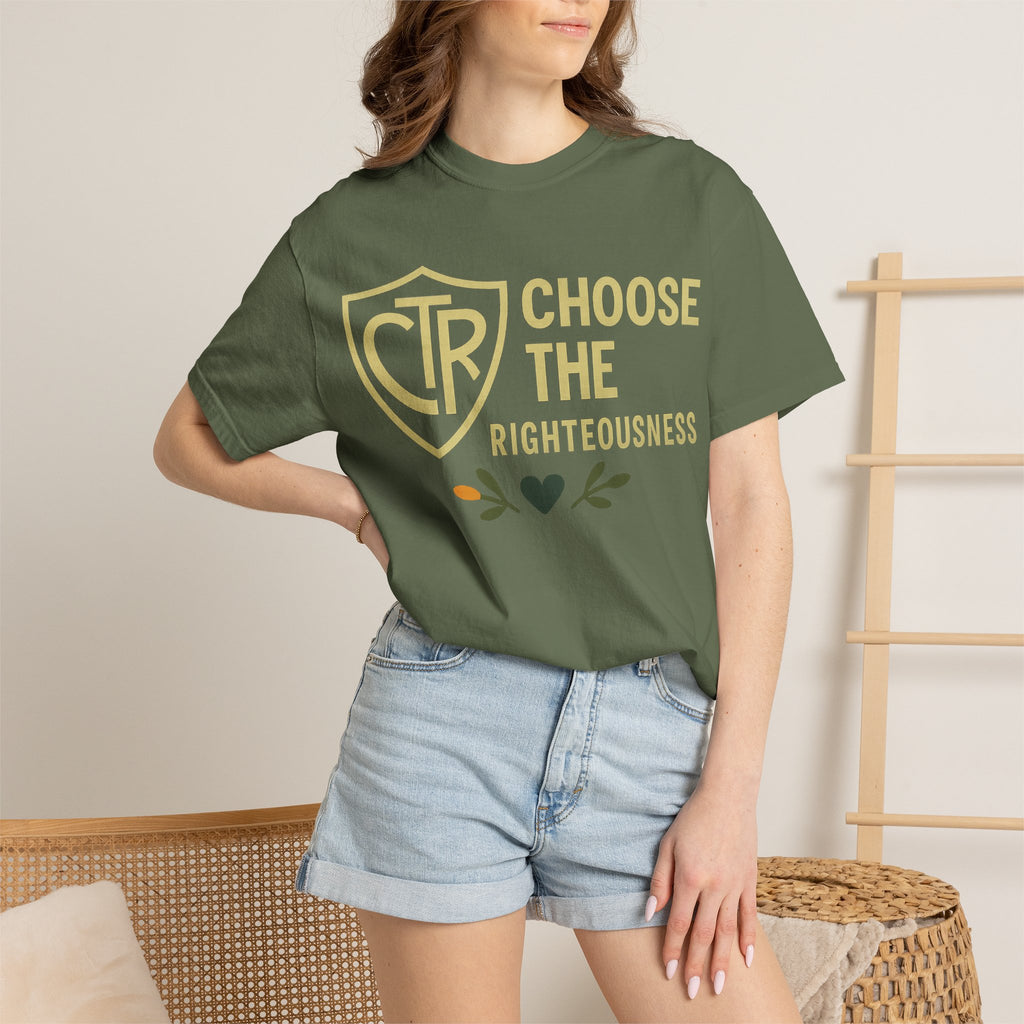 "CTR: Choose the Righteousness" Unisex Garment-Dyed T-shirt