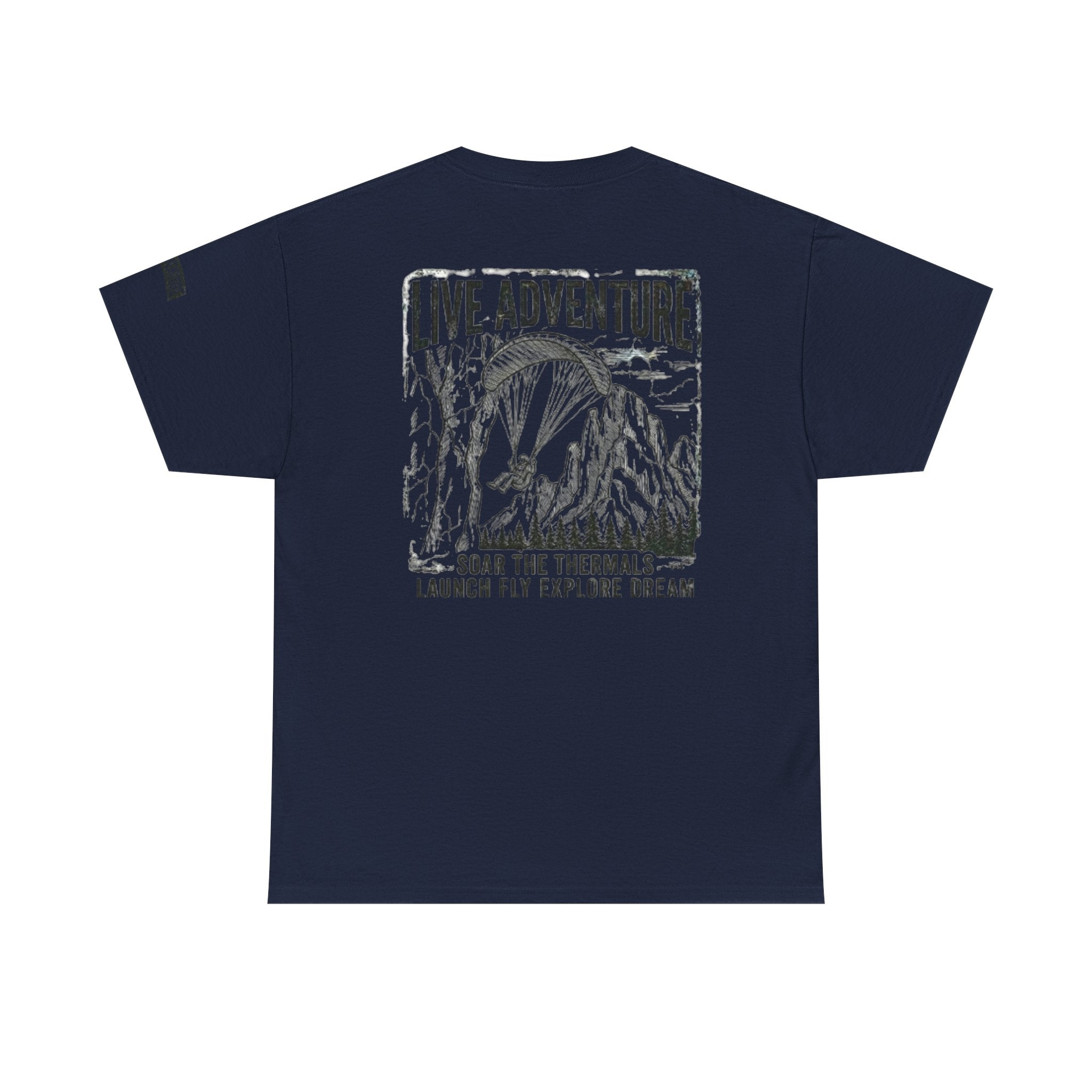 "Live Adventure - Soar the Thermals" Premium Graphic Tee