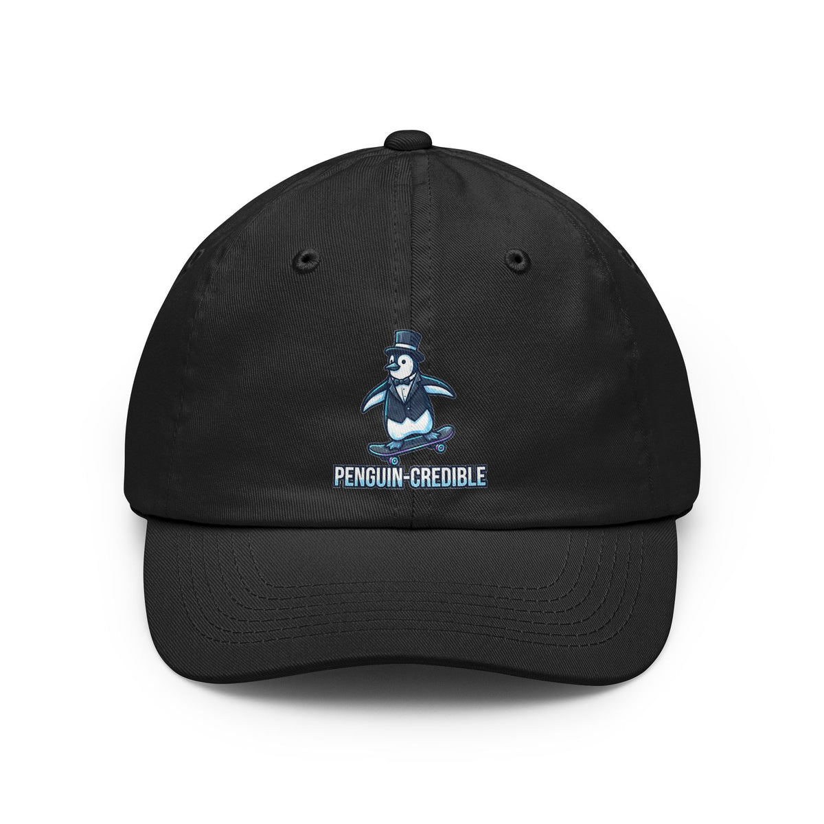 Color: Black | Penguin Credible Dad Hat
