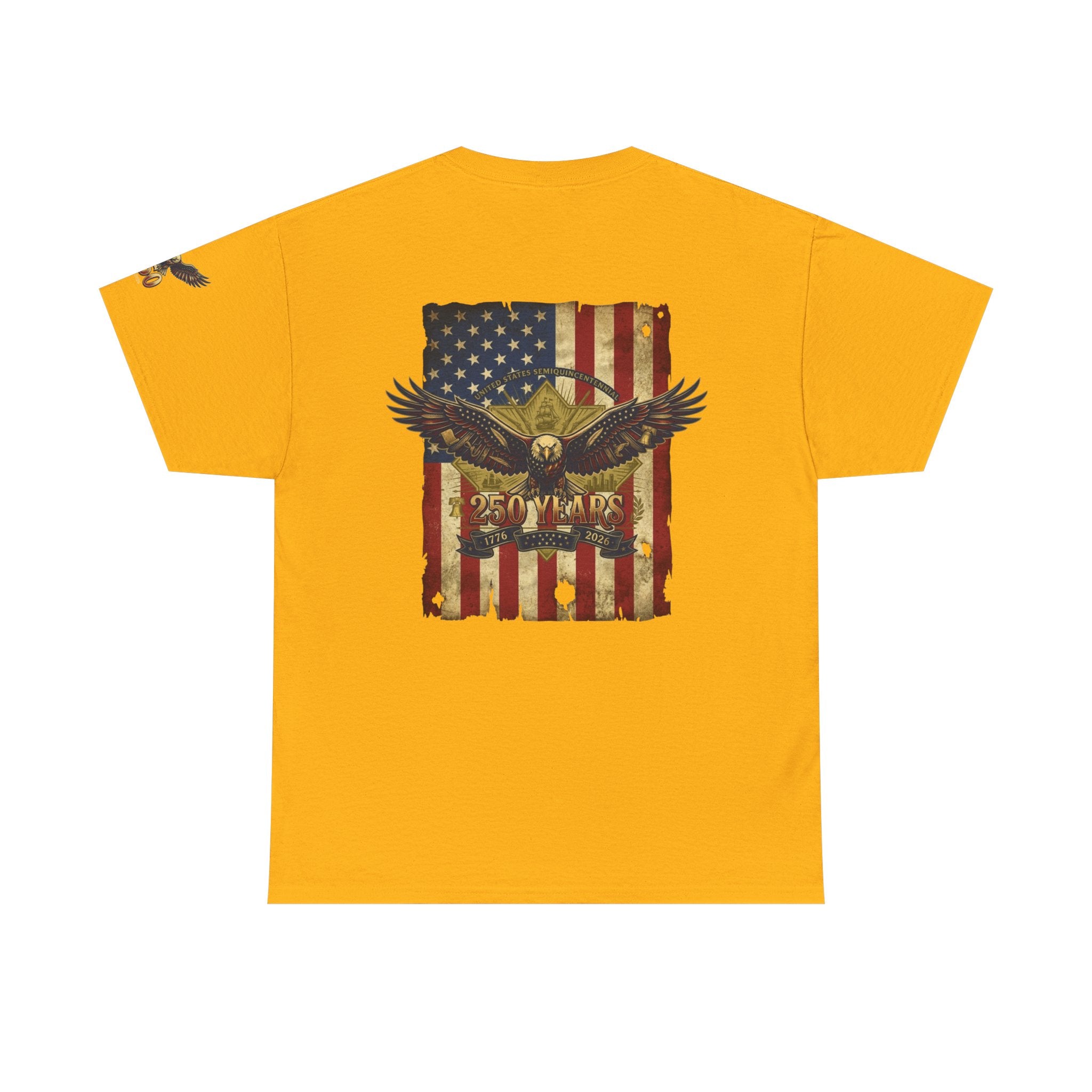 "Eagle and Flag 250 Years" Premium Graphic Tee
