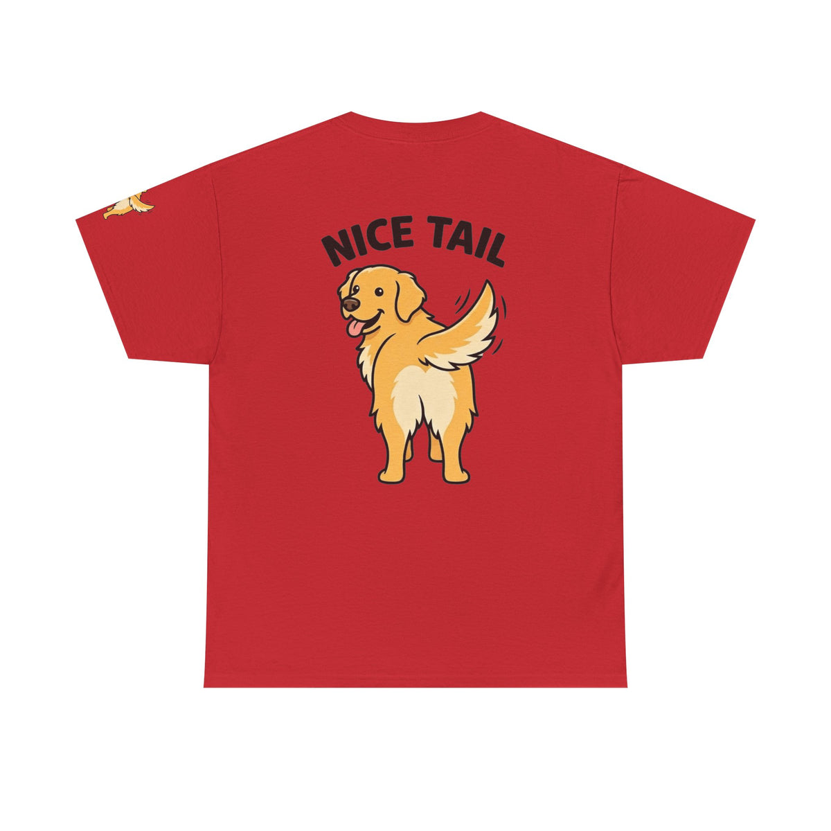 Color: Red | Nice Tail Premium Graphic Tee