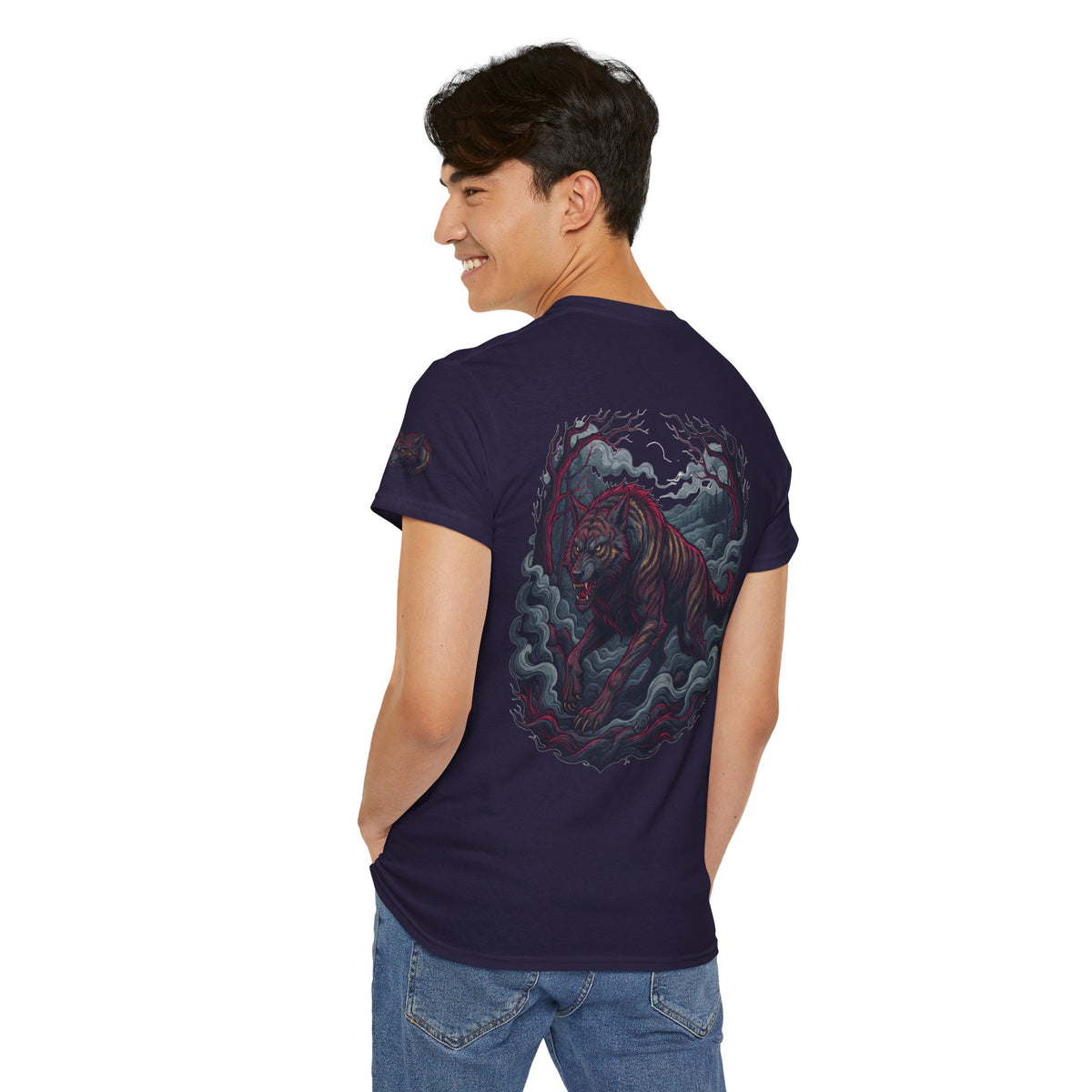 Color: Blackberry | The Beast of Gévaudan (France) Premium Graphic Tee