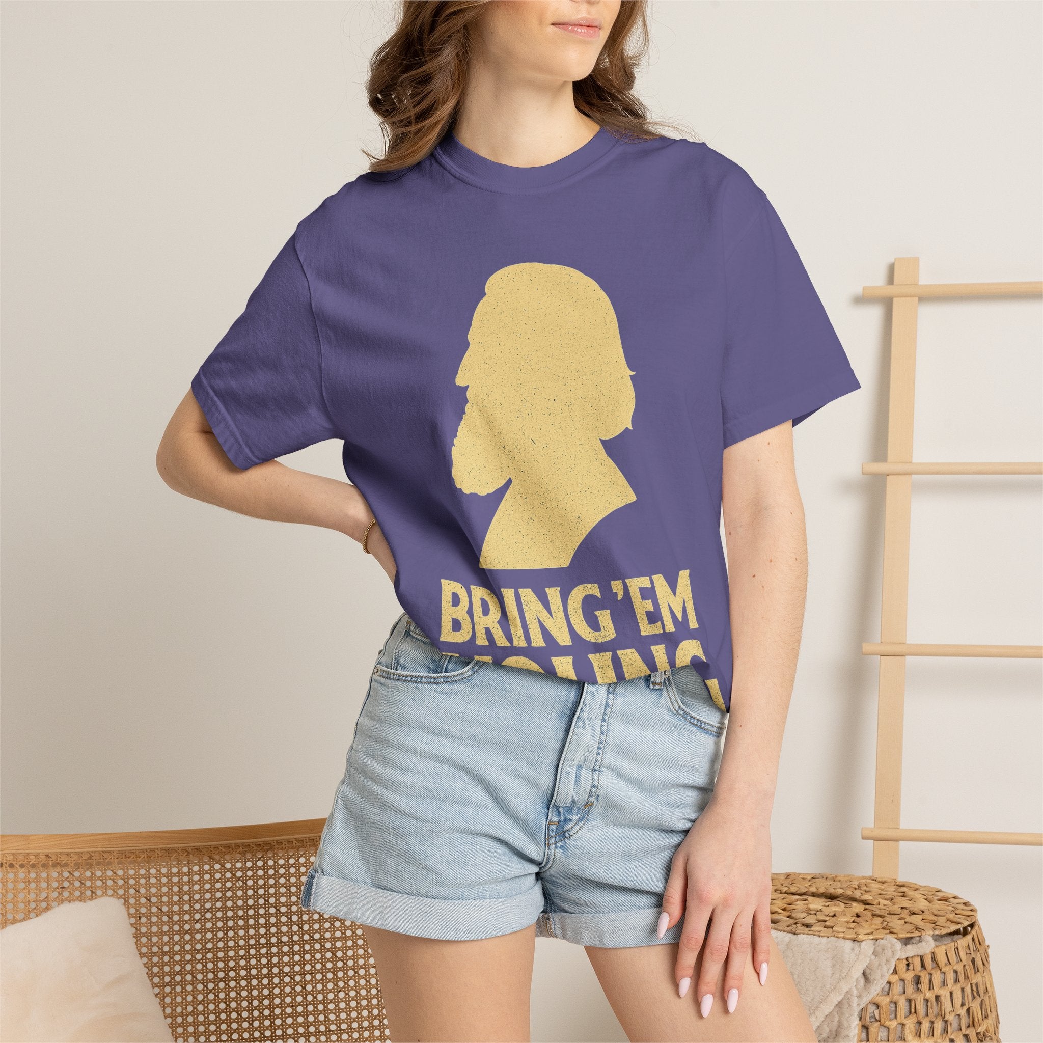 "Bring 'Em Young" Unisex Garment-Dyed T-shirt