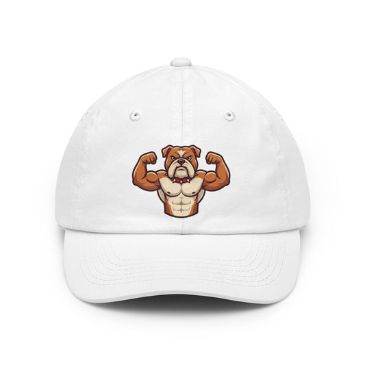 Color: White | Bull Credible Dad Hat — Graphic
