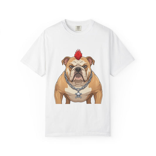 Color: White | Bones Unisex Garment-Dyed Tee