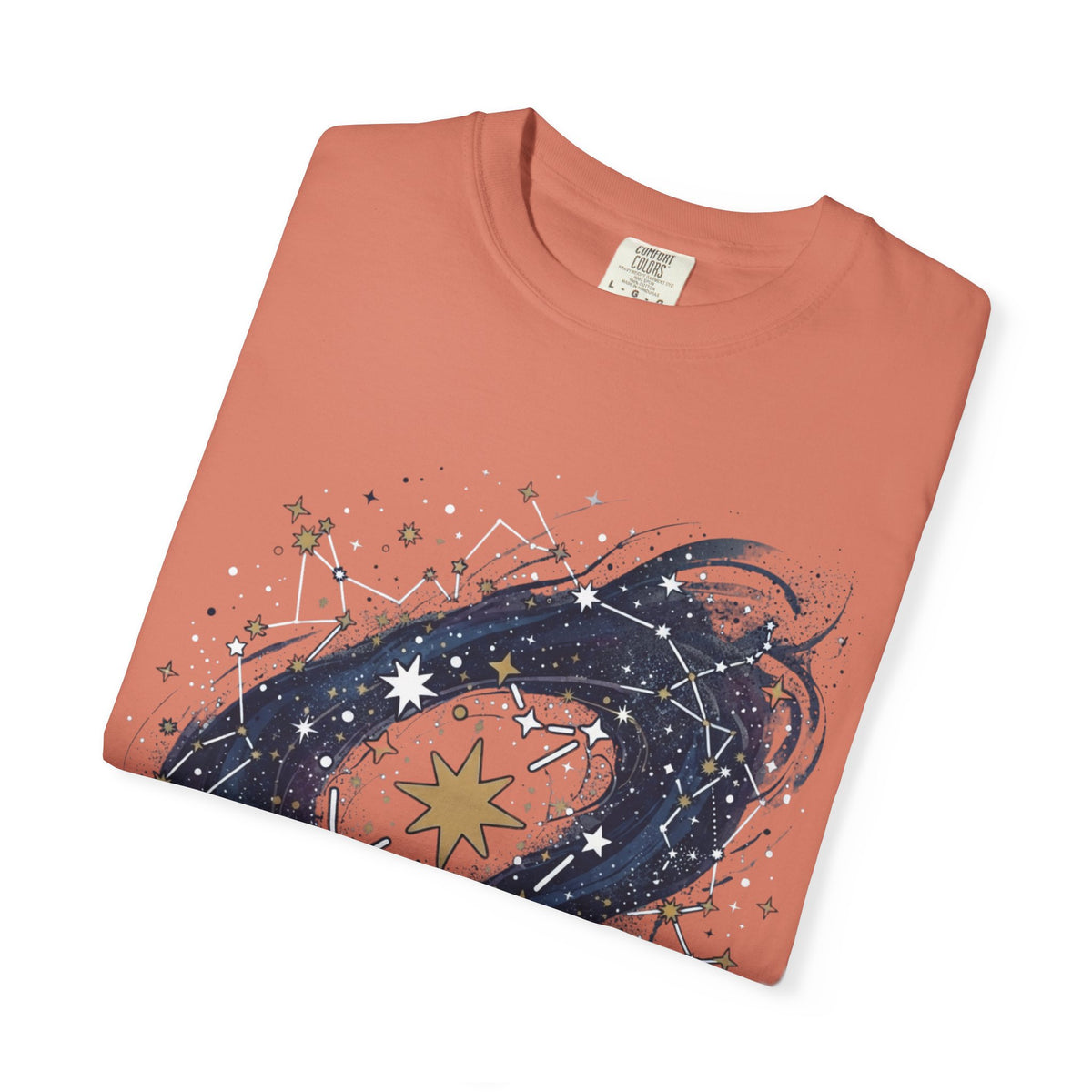 "Constellation Map (Dark Sky)" Unisex Garment-Dyed Tee