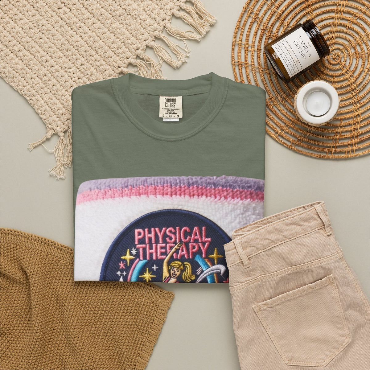 "Let's Get Physical" Unisex Garment-Dyed Tee