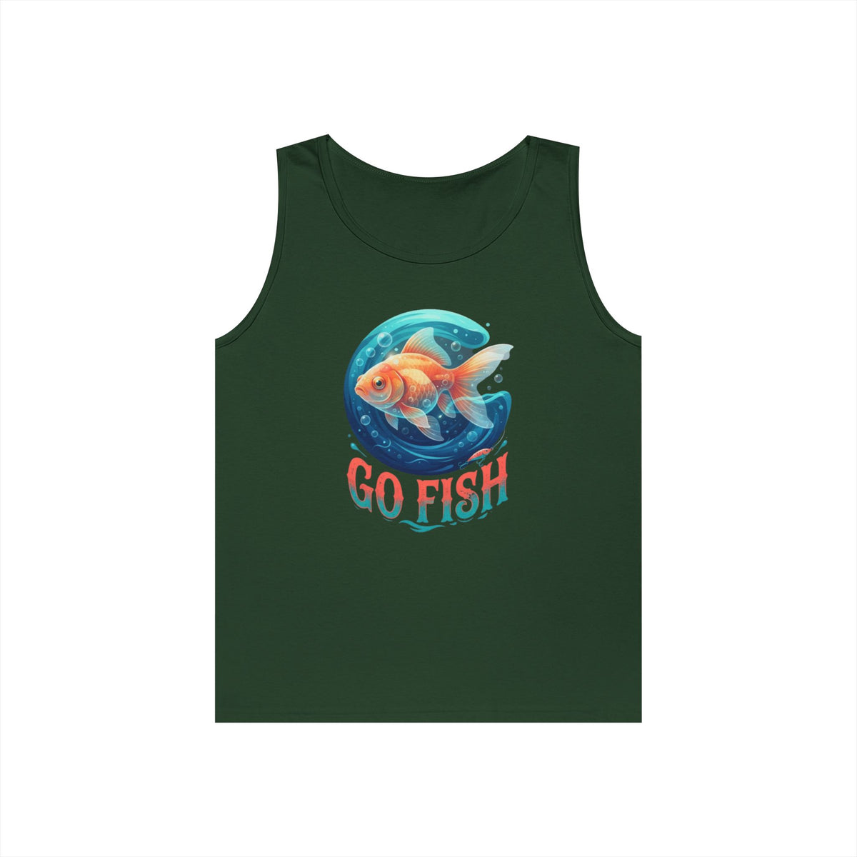 Color: Forest Green | Go Fish Tank Top
